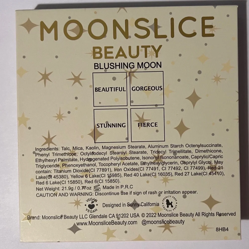 MOONSLICE BEAUTY Blushing Moon Blush Palette